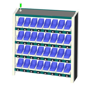Ouluda 20 Lagerplätze Mehrschichtige Lagerhalle Digitales Inventar Unbemannte Modulare Elektronische RFID-Regale IoT - Product Image 3
