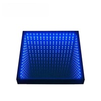 Barre lumineuse LED miroir 3D Abyss personnalisée en usine, lampe à charge magnétique à mille couches pour scène et piste de danse
