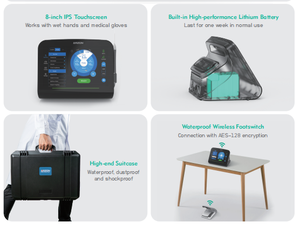 Láser Veterinario Inalámbrico Impermeable DMCWL01 de Buena Calidad y Precio con Pantalla Táctil IPS de 8 Pulgadas para Hospitales y Clínicas Veterinarias - Product Image 6
