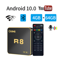 BYINTEK Q96 Populaire R8 4K Quad Core 2 Go 16 Go WIFI 2.4G H313 Android 10 OS DDR3 Récepteur TV Satellite Décodeur Smart TV Box