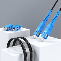 Cable de Fibra Óptica de Longitud Personalizada, 1 Fibra, SC APC a SC APC, Monomodo (OS2), LSZH, 2.0 x 5.0 mm