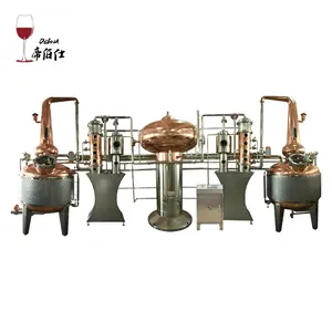 1000 Liters fully automatic alcohol distillery equipment for Whiskey Brandy Rum Gin