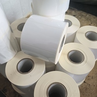Étiquettes imprimées personnalisées en usine, adhésives amovibles, compostables, 200g, étiquettes de code-barres, rouleaux d'étiquettes, autocollants d'emballage