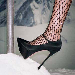 Sandalias Únicas y Extrañas - Zapatos de Plataforma Gruesos para Fiesta, Zapatos Sexys 2024, Tacones de Plataforma con Tacón Delgado para Mujer - Product Image 4