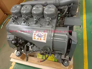 Harga bagus air cooled 4 cyinder 4 troke 40KW 1800RPM F4L913 mesin diesel untuk dijual