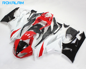 Carénages rouge, blanc et noir pour <span class=keywords><strong>Kawasaki</strong></span> <span class=keywords><strong>Ninja</strong></span> ZX636 2009 2010 2011 <span class=keywords><strong>2012</strong></span> Kit carrosserie ZX6R 09 10 11 12 <span class=keywords><strong>ZX</strong></span>-<span class=keywords><strong>6R</strong></span> 636 Pièces de moto - Product Image 1