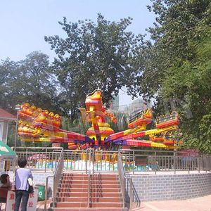 Équipement de parc d'attractions certifié CE pour parc d'attractions à thème Attractions foraines 36 sièges Machine à rebond folle rotative Tours sautants - Product Image 3