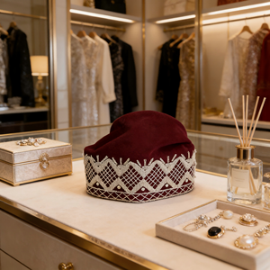 Elegante Gorro Nigeriano Fila Gobi de Lujo para Ocasiones Culturales - Product Image 4