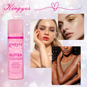 <span class=keywords><strong>Spray</strong></span> scintillant imperméable pour cheveux et corps, longue durée et séchage rapide, laque brillante scintillante imperméable pour le corps, pour le maquillage de scène - Product Image 2