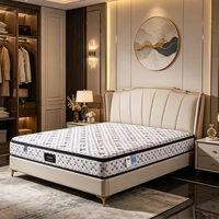 Matelas orthopédique à ressorts ensachés en mousse à mémoire de forme compressée, respirant, pour la maison et l'hôtel, tailles Queen et King