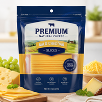 Sacs d'emballage alimentaire auto-scellants, brillants, réutilisables, laminés, de qualité alimentaire, avec fermeture éclair, personnalisables pour vos salades, sushis, lait