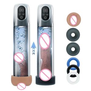 Automatischer Masturbator für Männer mit Penispumpe, Taschenmuschi und <span class=keywords><strong>3</strong></span> Penisringen, Luft-Wasser-Extender Sexspielzeug zur Penisvergrößerung und Erektionsunterstützung - Product Image 1
