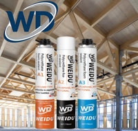 Mousse polyuréthane expansive anti-rétrécissement 750 ml, mousse PU dure en spray pour la construction