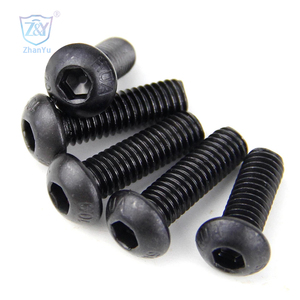 DIN ISO 7380 M2 M2.5 M3 M4 M5 M6 M8 vòng màu đen 10.9 cấp Hex ổ cắm nút đầu Allen bu lông vít - Product Image 5