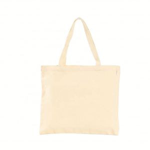 Bolsas de Mano Personalizadas con Estampado de Leopardo y Asas Largas, Bolsa de Lona de Algodón en Blanco - Product Image 1
