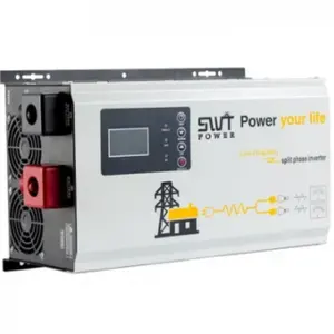 อินเวอร์เตอร์ความถี่ต่ํา 6kw Power 2 เฟส 120/240 อินเวอร์เตอร์ MPPT แบบกําหนดเองแบบบริสุทธิ์ DC / AC CE เดี่ยว