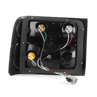 Pièces détachées pour autobus, ensemble de feux arrière, boîtier noir pour Toyota Coaster BB/HZB/XZB 2003~2016, feux arrière halogènes