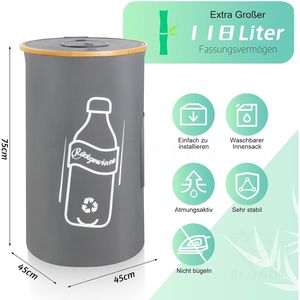 ที่เก็บขวดทรงกลมพับเก็บได้เก็บขวดพร้อมกระเป๋าหิ้วที่เก็บขวดน้ำได้ - Product Image 2