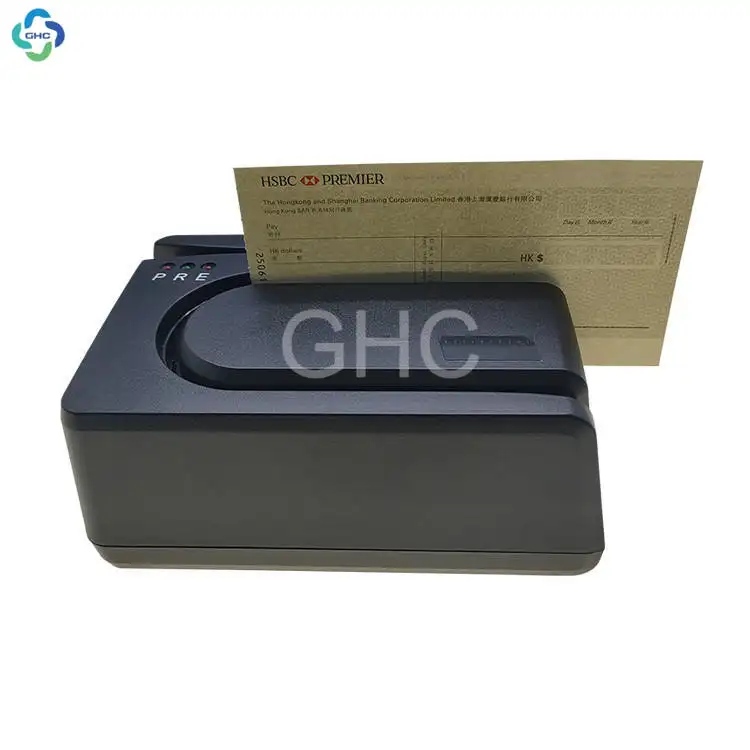 GHC Factory Wholesale Price Usb Bus Power 5v 400ma Black Horseshoe Shape Ink Check Reader