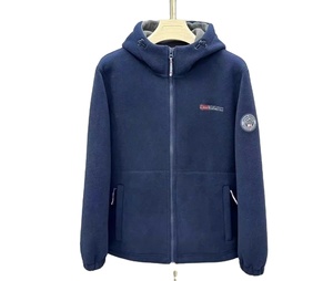 High Quality Men's Hoodies Unisex Zip up Wholesale Custom Fleece Hoodies Embroidery Logo Blank Men Hoodies - Product Image 1