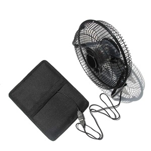 Ventilateur solaire portable Masuyoshi Mitsu 8 pouces 10W alimenté par USB avec chargeur de panneau solaire pour téléphones et batterie externe - Product Image 2