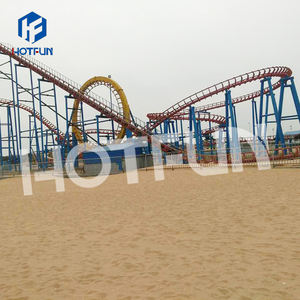 Passionnant adrénaline-pompage sauvage inoubliable fou exaltant extrême <span class=keywords><strong>action</strong></span> emballé cinq anneaux montagnes russes à vendre - Product Image 3