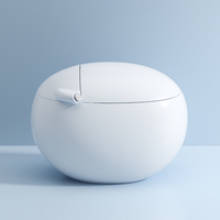 Toilette intelligente OEM/ODM d'usine, vente en gros, toilette monobloc électrique à bidet intégré, à poser au sol, pour grossistes internationaux