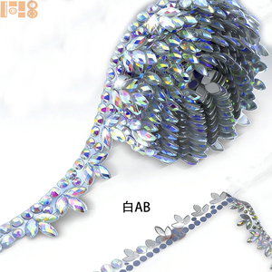 Nouvelles décorations <span class=keywords><strong>Samba</strong></span> en résine, strass et chaînes thermocollantes pour vêtements et sacs à chaussures de style Trinité - Product Image 3