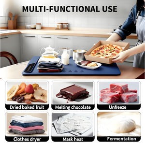 Usine En Gros Silicone Plaque Chauffante Alimentaire Chauffage Réchauffeur Plateau Pad Électrique Pliable <span class=keywords><strong>Sans</strong></span> <span class=keywords><strong>Fil</strong></span> Silicone Tapis Chauffant pour la Nourriture - Product Image 5