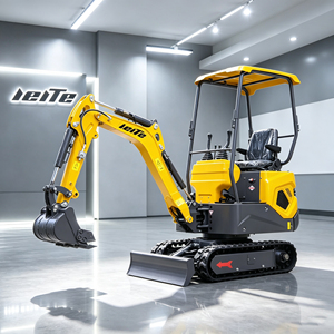 รถขุดไฮดรอลิกขนาด 1.2 ตัน สำหรับงานซ่อมถนน งานฟาร์ม และงานจัดสวน - Product Image 1