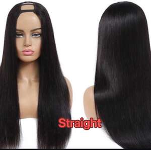 Perruque Invisible 100% Cheveux Humains, Avec Cordon de Serrage Réglable, Partie en <span class=keywords><strong>U</strong></span>, Partie en V, Raw, Mi-Longue, Frisée Birmane - Product Image 4