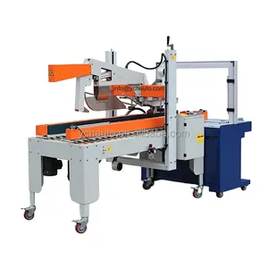 Kartonnen Verpakkingsmachines Plakband Doos Vouwbare Sealer Flap Sluiting Machine Met Ce Certificering