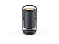 Mini projecteur portable avec support rotatif à 360°, résolution native 1280x720P HD, projecteur de films pour la maison et l'extérieur, batterie intégrée, Android 11