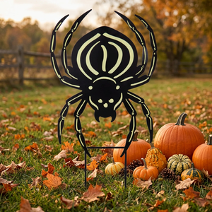 Decoración de Halloween: Esqueleto estilo 'Mercy Brown' con temática de tuberculosis, estacas de jardín de arañas para exhumaciones, para temática de terror histórica. - Product Image 3