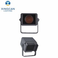 Lampe LED de jardin rectangulaire de type COB à couleur RVB avec garantie de 3 ans, étanche IP65, 15W 30W 50W, pour l'extérieur