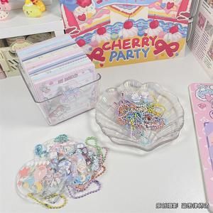 โซ่ลูกปัดหลากสี ขนาด 2.4 มม. ยาว 10 ซม. โลหะเคลือบสี สำหรับงาน DIY เครื่องประดับ ตัวเกี่ยวกระเป๋า สายคล้องป้าย สไตล์สดใสหวานซึ้ง - Product Image 2