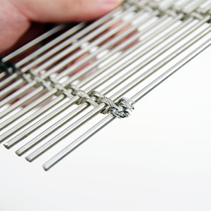Grille métallique en acier inoxydable de qualité supérieure, tiges de 2,0 mm pour cloisons de hall d'hôtel, bureaux et revêtements de façade <span class=keywords><strong>extérieure</strong></span> - Product Image 5