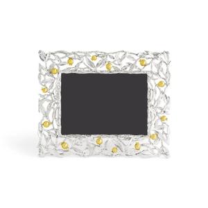 Modern White & Gold Tone Photo <b>Frame</b> for Living Room flower picture <b>frame</b> decorative metal photo <b>frame</b> - Product Image 2