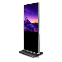 Kiosque publicitaire numérique LCD 55 pouces sur pied, système Android/PC, écran tactile capacitif, indice de protection IP65, animation vidéo