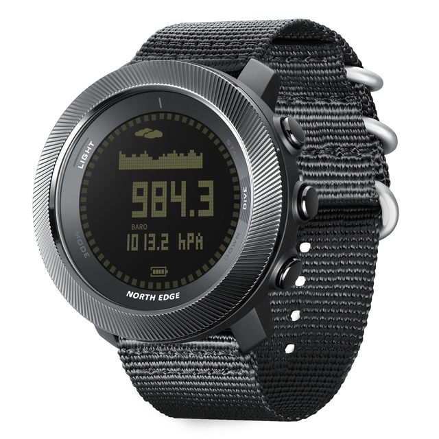 Professional Outdoor Sport Smartwatch Diving Daily Life Waterproof OLED GPS Navigation Stainless Steel Band Compass Calendar