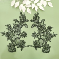 Broderie en Fil de Soie de Poisson Léger et Fin, Incrustée de Dentelle, Accessoires Patch pour Décoration de Mariage, Ornement en Dentelle pour Femme