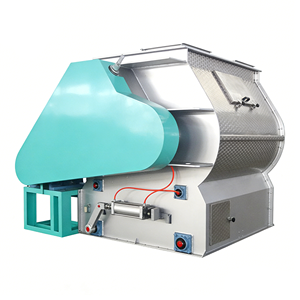 Large Capacity Double Shaft Paddle Mixer Heavy Duty Blender 35kW <b>Motor</b> for Chemicals Refractory Ore Powder Fertilizer Production - Product Image 3