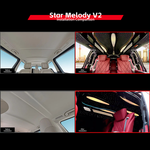 Amélioration de l'intérieur des fourgons utilitaires : éclairage d'ambiance de plafond sans fil 12V 36W |   Modification de lampe de toit haut de gamme pour Mercedes Classe V - Product Image 5