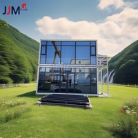 JJM Direct Factory Fácil de instalar Paquete plano prefabricado Villa Casa contenedor modular para África Sudeste Uso Panel sándwich