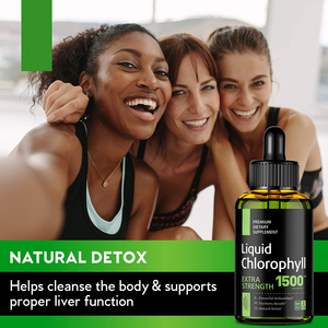 Gocce di Clorofilla Liquida 100% Naturale Energizzante Etichetta Privata all'Ingrosso - Product Image 5