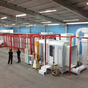 Industrial cost-efficient powder coating machine painting booth curing oven for the painting