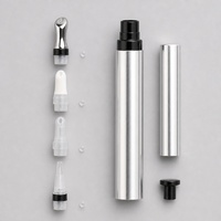 Botol Dispenser Kosmetik Aluminium Mewah 3ml dengan Kepala Pijat Pendingin Logam Zamac untuk Krim Mata dan Lip Gloss