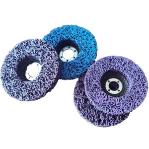 中国製 異なる色 ポリディスク アングルグラインダー クリーン＆ストリップディスク 4インチ 4.5インチ 5インチ 塗装、油、木材の除去用 - Product Image 1