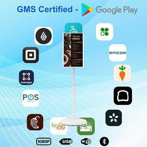 Smart 21.5 pollici Monitor portatile con Touch Screen Android 12 4 + 64GB ricaricabile bianco LCD Digital Signage uso aziendale - Product Image 4