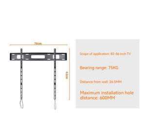 LCD <strong>TV</strong> Rack <strong>Extension</strong> 82-86 Inch General Purpose Wall <strong>Bracket</strong> Pendant 360 Degrees Swivel <strong>Tv</strong> Wall Mount - Product Image 2